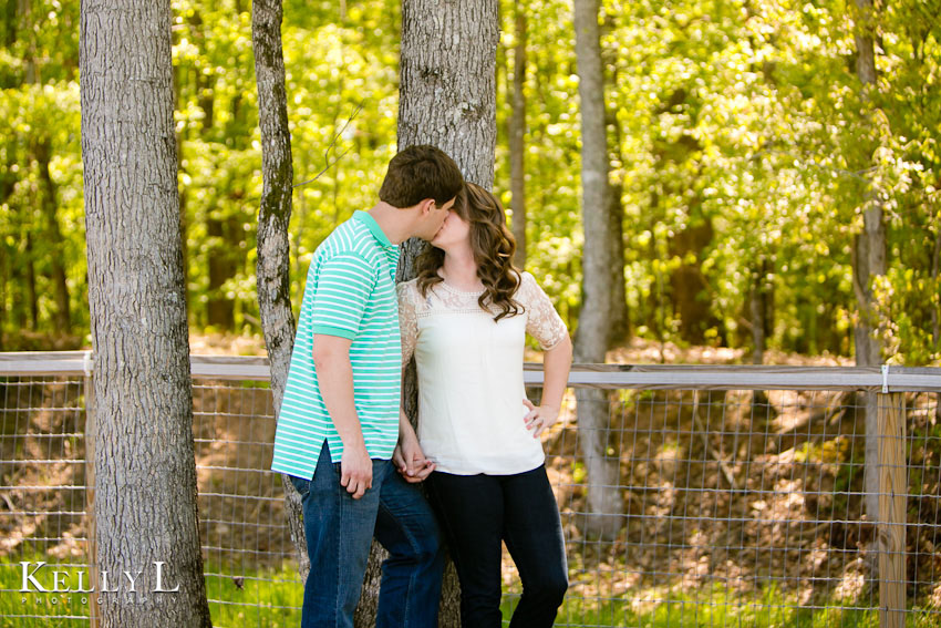 spring engagement photos