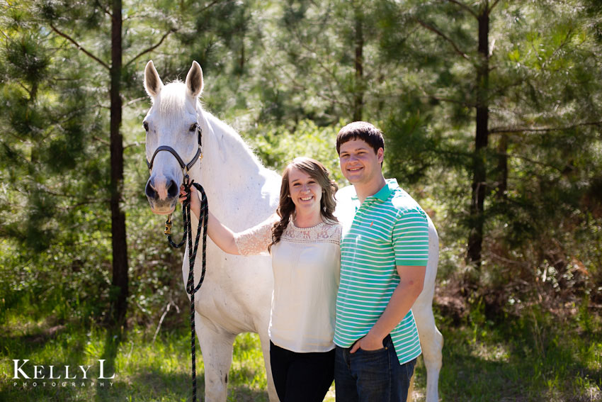 lander equestrian engagement photos