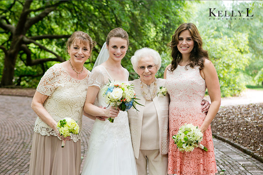 bride sister mom and grandmother