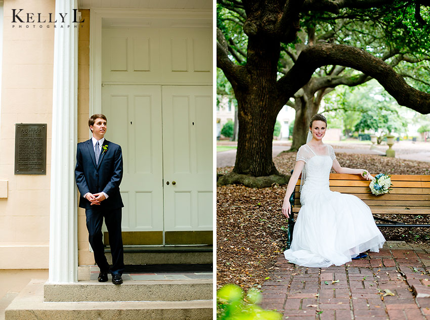 bride and groom's portraits