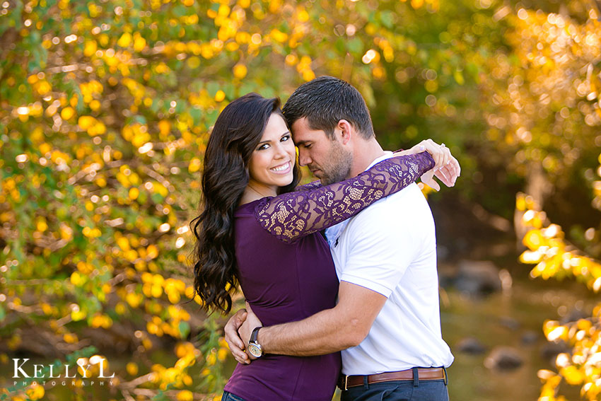 fall engagement photos