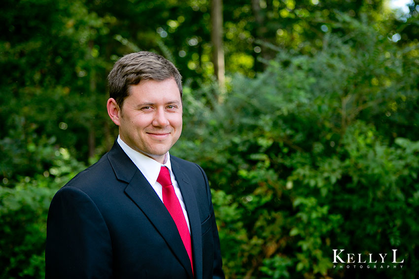 groom on wedding day