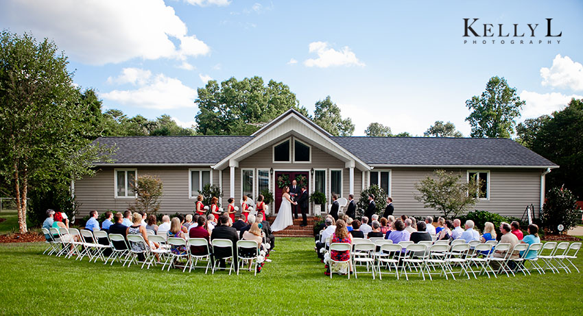 beautiful wedding at home