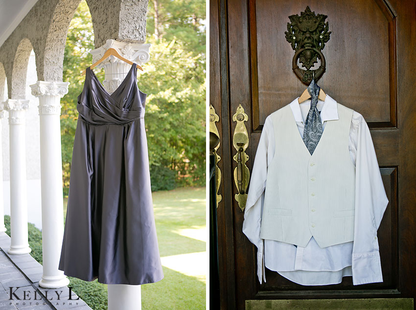 wedding details - dressing hanging