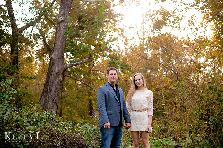 engagement photos by the river in columbia sc