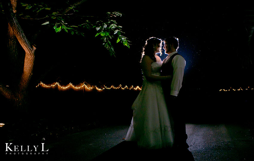 nighttime wedding photos