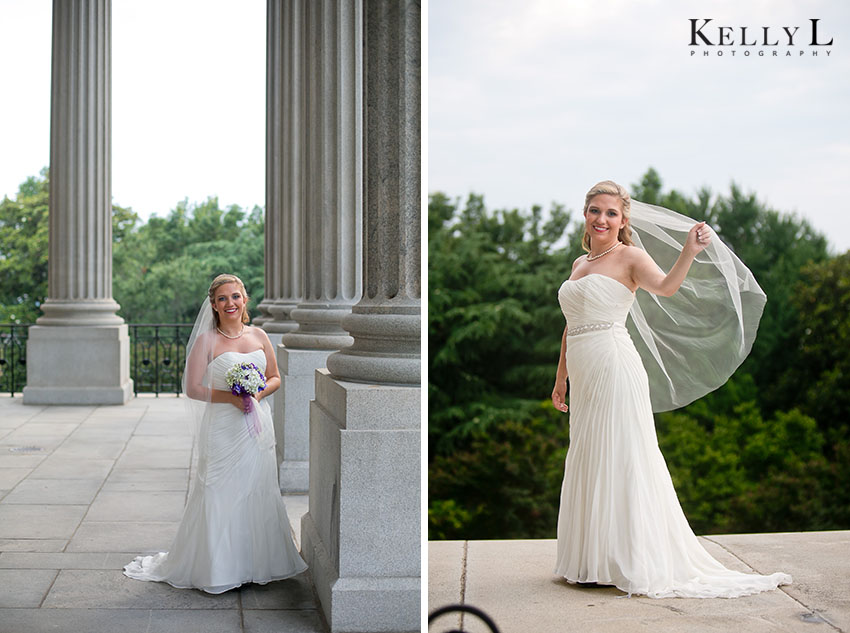 bridal portraits at the sc state house