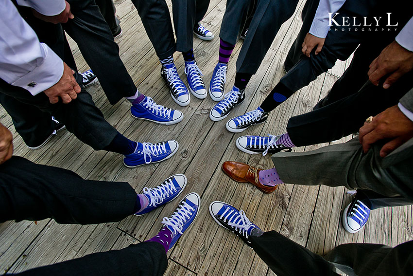 groomsmen purple shoes