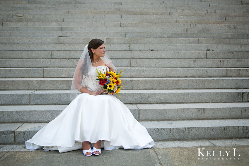bridal portraits at the sc state house