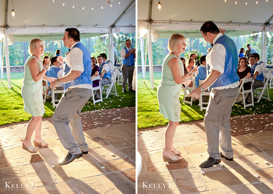 fun dance between the groom and his mom