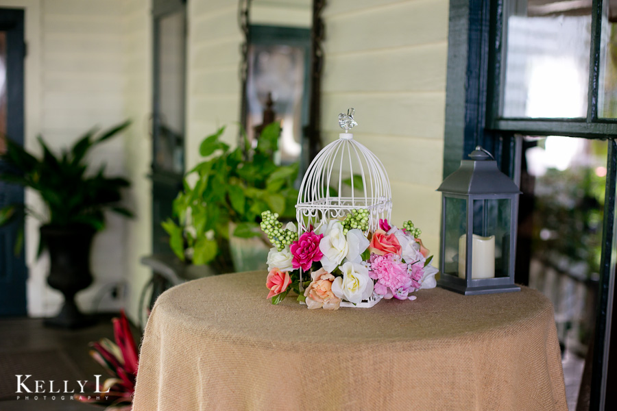 birdcage wedding details