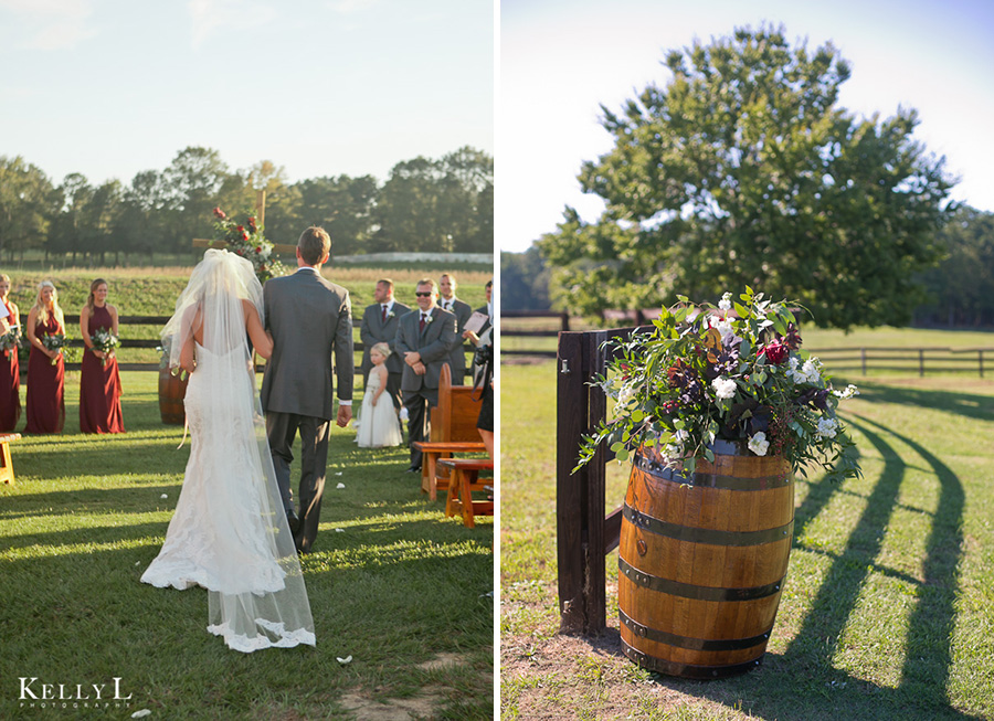 outdoor farm wedding