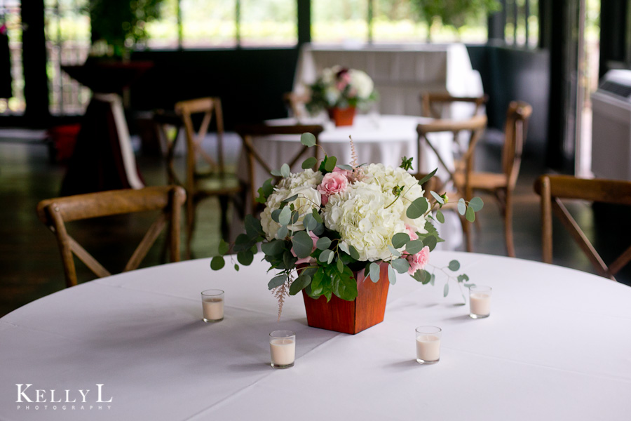 wedding centerpieces with flowers and candles