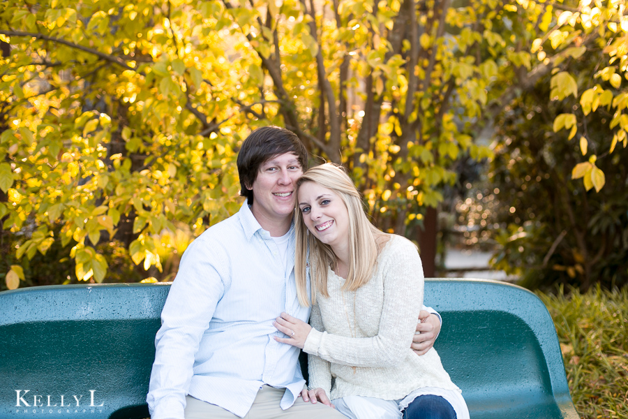 fall engagement photos in Columbia